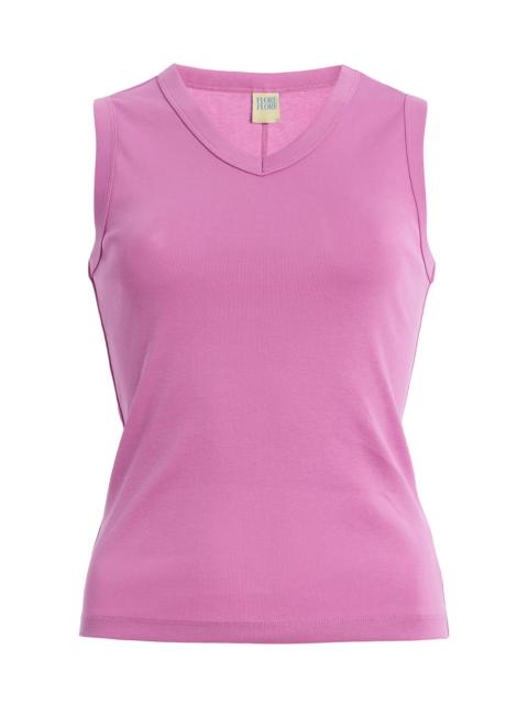 FLORE FLORE Jill Cotton Tank Top pink
