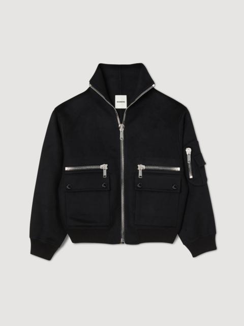 Sandro Zip-up bomber jacket