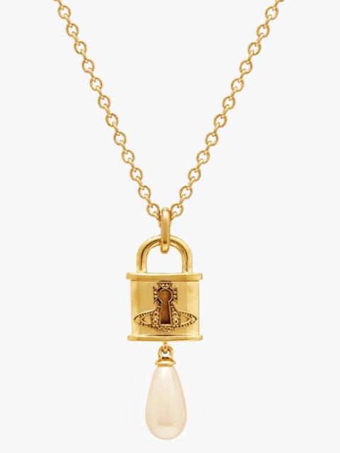 Vivienne Westwood CELESTIA SMALL PEARL PENDANT | GOLD/WHITE