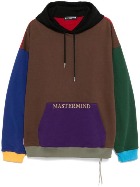 MASTERMIND WORLD patchwork hoodie