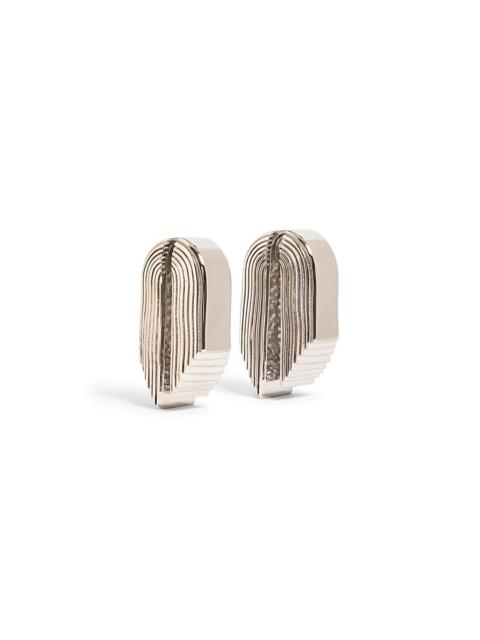 Zucchini Silver-Tone Earrings silver