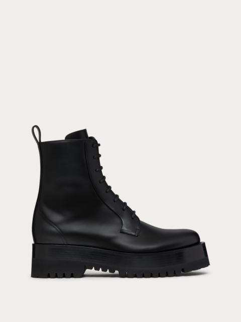 Valentino UPRAISE CALFSKIN COMBAT BOOT