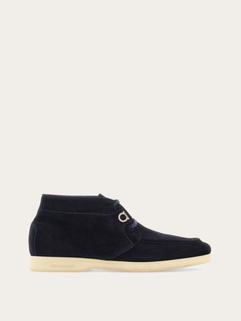 FERRAGAMO Ankle boot with Gancini ornament