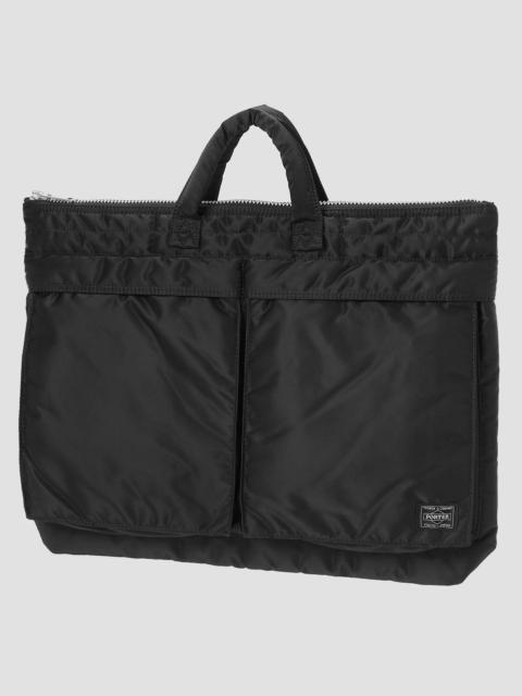 Porter-Yoshida & Co Tanker Short Helmet Bag Large in Black