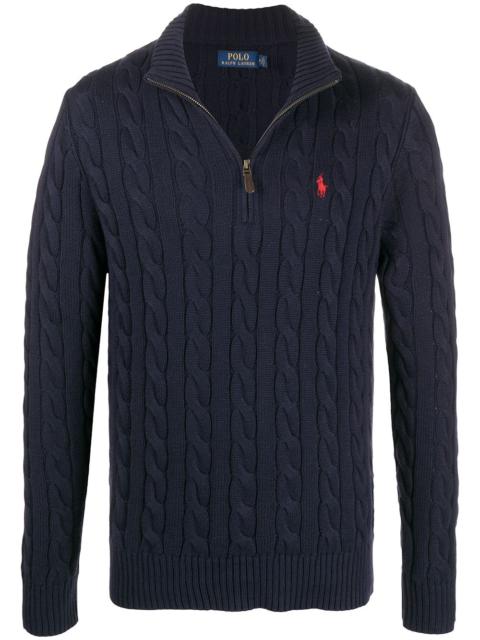 Polo Ralph Lauren cable knit half-zip jumper