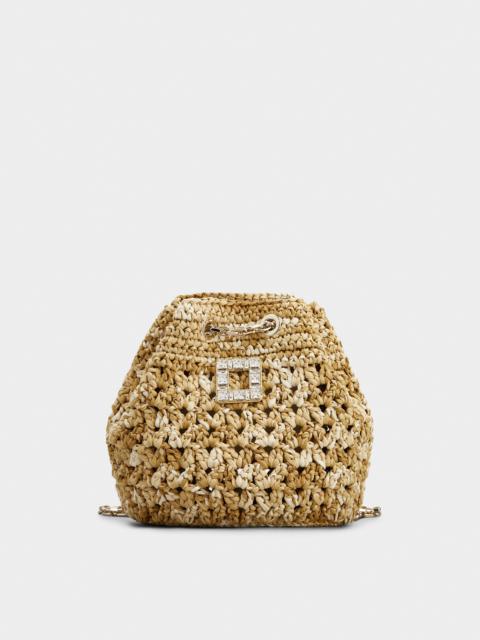Roger Vivier Très Vivier Bucket Bag in crochet