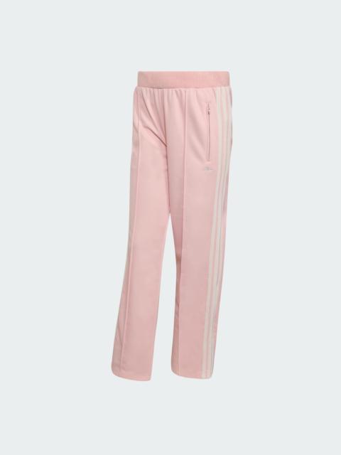 adidas Firebird Track Pants with Knitted Crochet Details