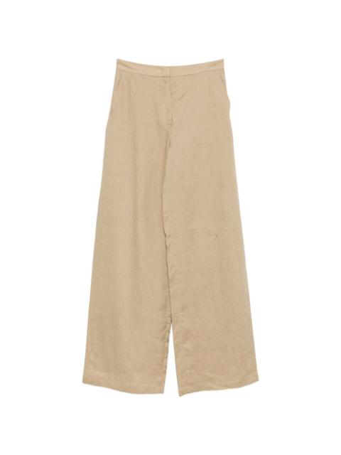Max Mara Msttapioca zip-up palazzo pants