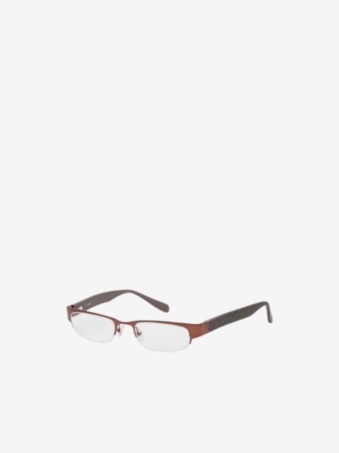 GUESS USA logo-print rectangle-frame glasses