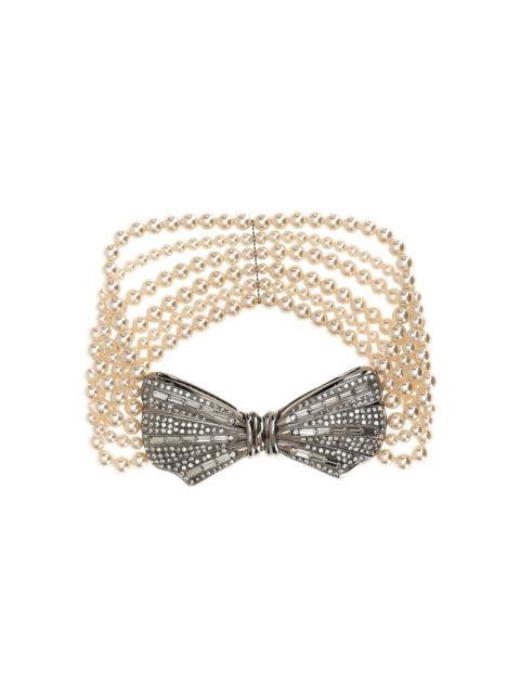 Alessandra Rich pearl choker