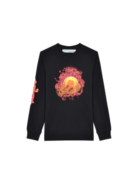 Off-White OFF-WHITE Hands and Planet L/S T-Shirt Black/Multicolor