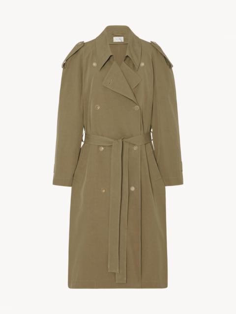 The Row Denver Coat in Cotton