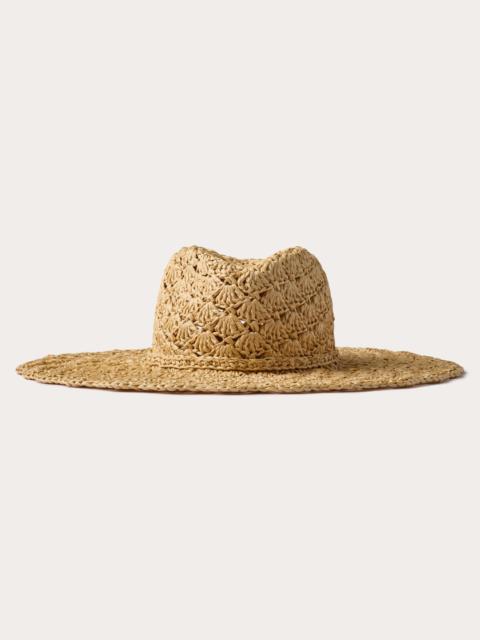 FEDORA ESCAPE RAFFIA HAT