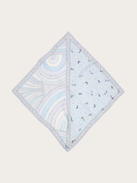 PUCCI ONDA AND IRIDE PRINT SILK SCARF