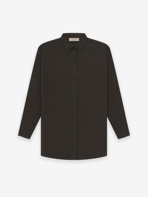 ESSENTIALS Womens LS Oxford