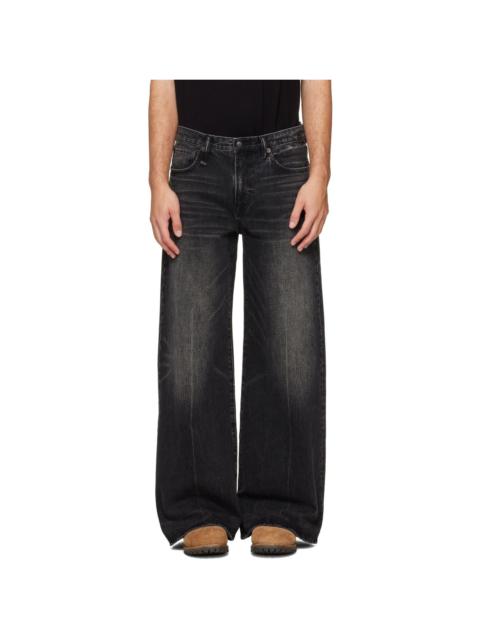 R13 Black D'Arcy Flare Jeans