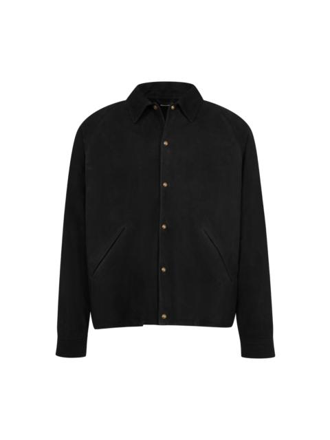 A.PRESSE Suede Coach Jacket