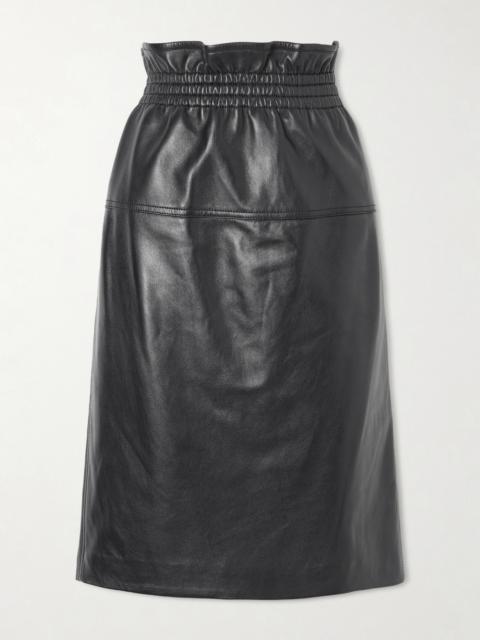 SAINT LAURENT Leather Skirt