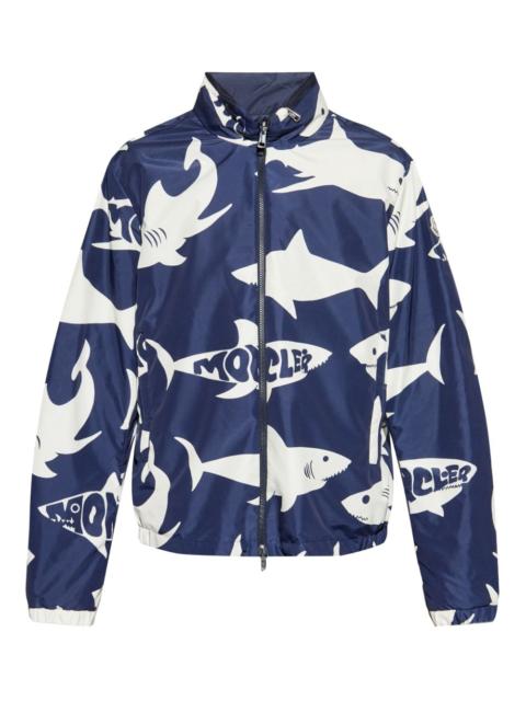 Moncler Shark-print bomber jacket