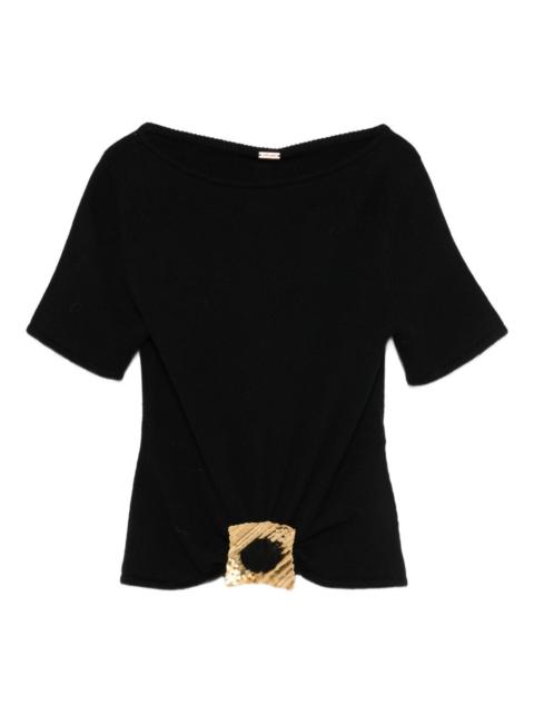 Cult Gaia square-detail top