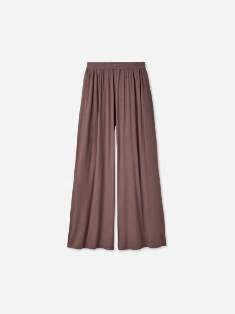 UGG ® Women's Imogen Wide Leg Pant Rib LENZINGu2122 ECOVEROu2122 Viscose Blend Bottoms in Allspice