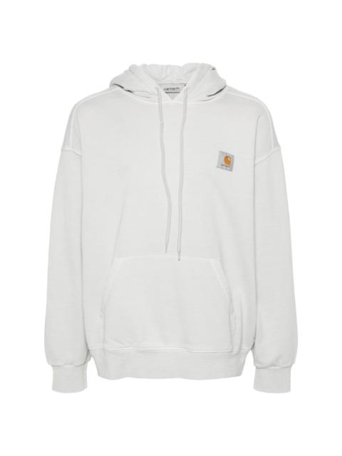 Carhartt logo-patch cotton hoodie
