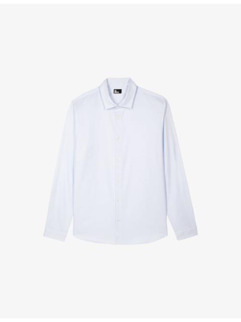 The Kooples Long-Sleeved Slim-Fit Cotton Shirt