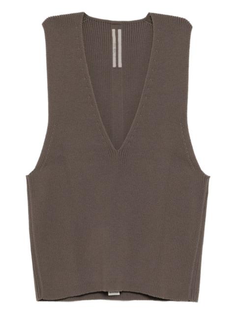Rick Owens V-neck vest