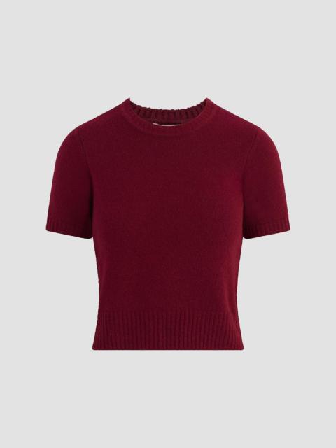 Joe's Jeans Women's The Steph Shrunken Sweater T-Shirt - Syrah