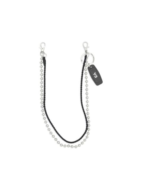 Y-3 braided keyring