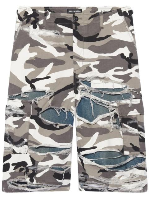 BALENCIAGA trompe l'oeil shorts