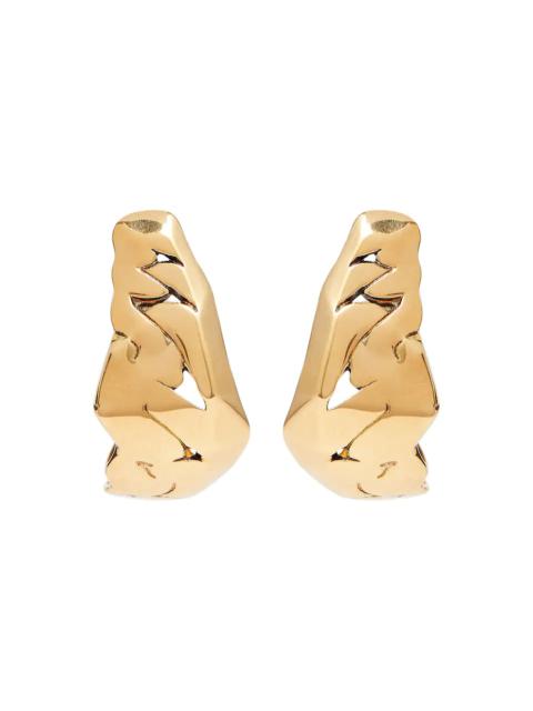 Alexander McQueen asymmetric earrings