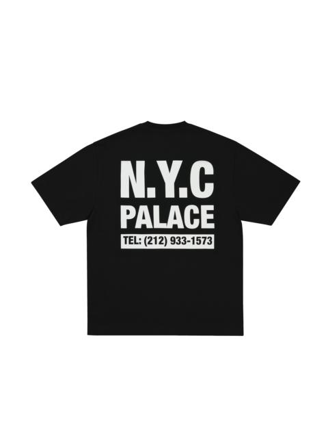 PALACE SHOP NUMBERS T-SHIRT BLACK