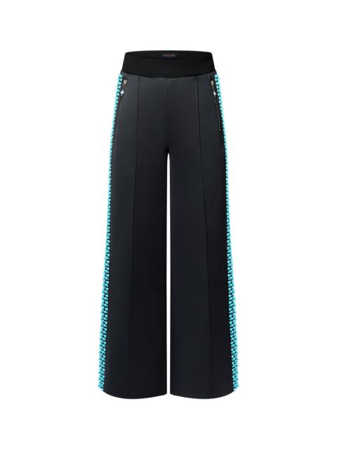 Louis Vuitton Embellished Cotton Track Pants