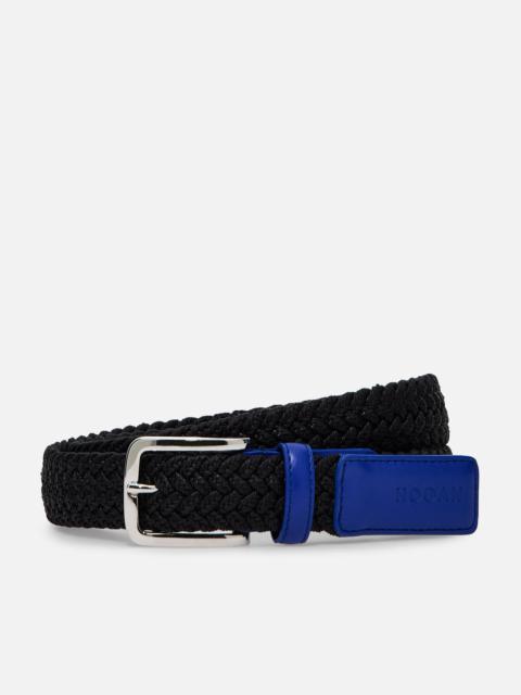 HOGAN Belt Black Blue