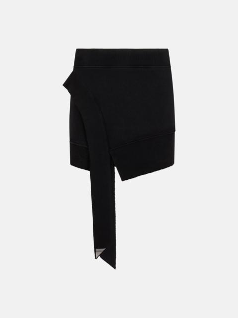 THE ATTICO HANNAH'' BLACK MINI SKIRT