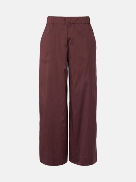 Max Mara Pece cotton-blend wide-leg pants