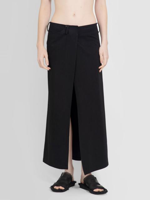 Yohji Yamamoto Belted-Wrap-Skirt