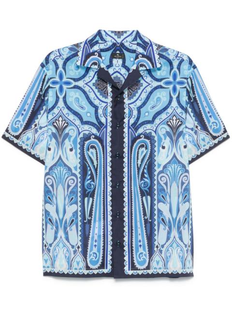 Etro paisley-print bowling shirt