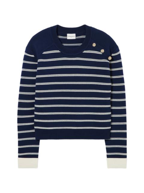 Claudie Pierlot striped wool jumper