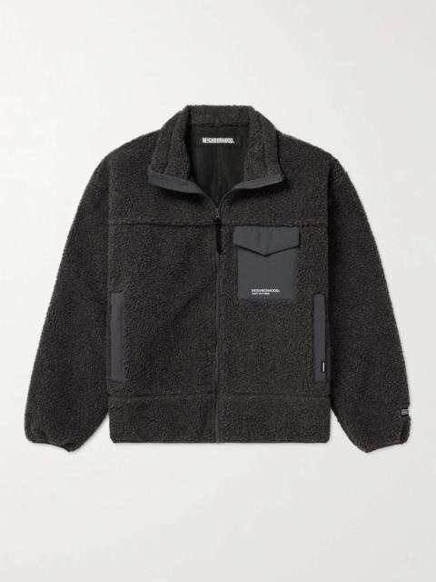 Boa Shell-Trimmed Fleece Jacket