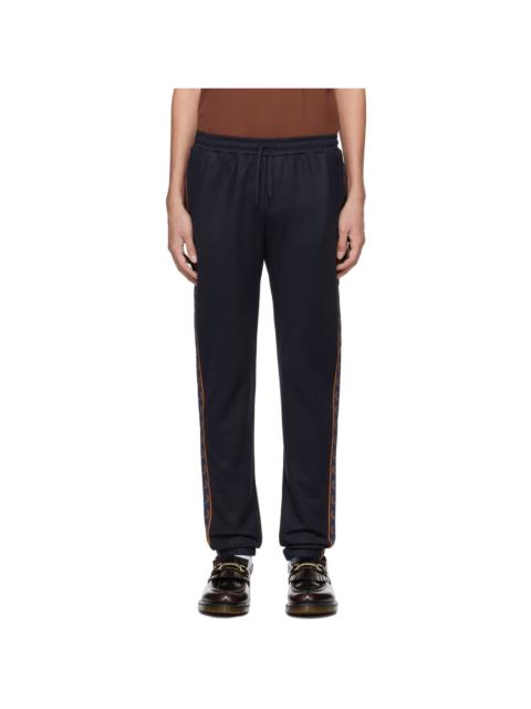 Fred Perry Navy Taped Track Pants