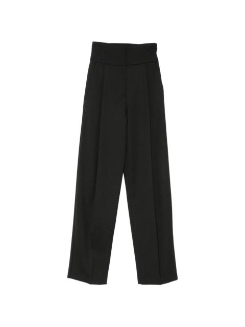 ELISABETTA FRANCHI Elisabetta Franchi High-waisted Wide-leg Trousers