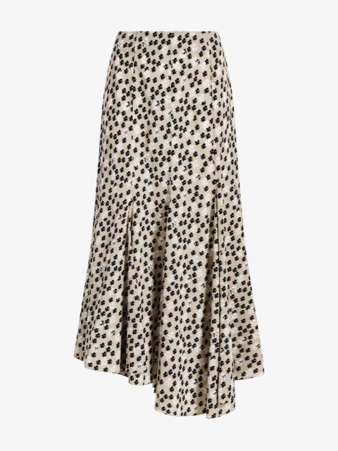 Proenza Schouler Joelle Skirt in Printed Silk Viscose