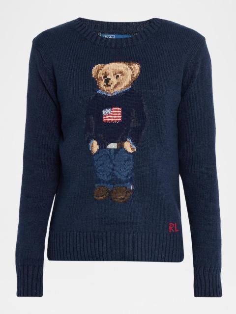 Polo Ralph Lauren Polo Bear Cotton-Linen Sweater
