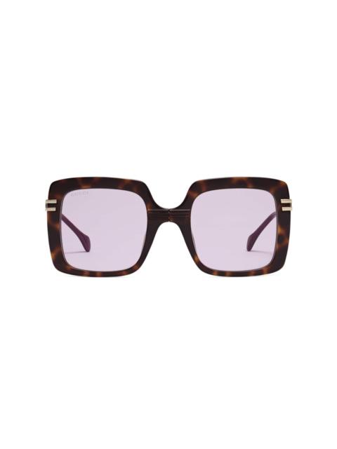 GUCCI oversized tinted sunglasses