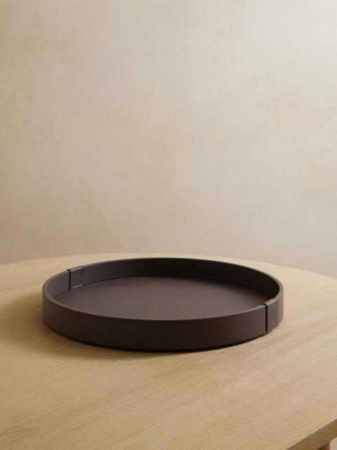 Brunello Cucinelli Leather tray Brown