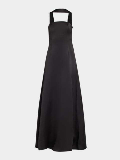 RAMY BROOK Karma Strapless Draped Gown