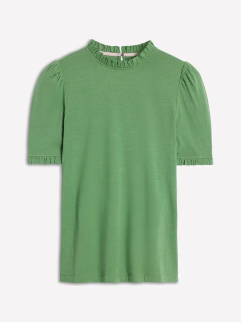 BODEN Imi Supersoft Frill T-shirt-Newt Green