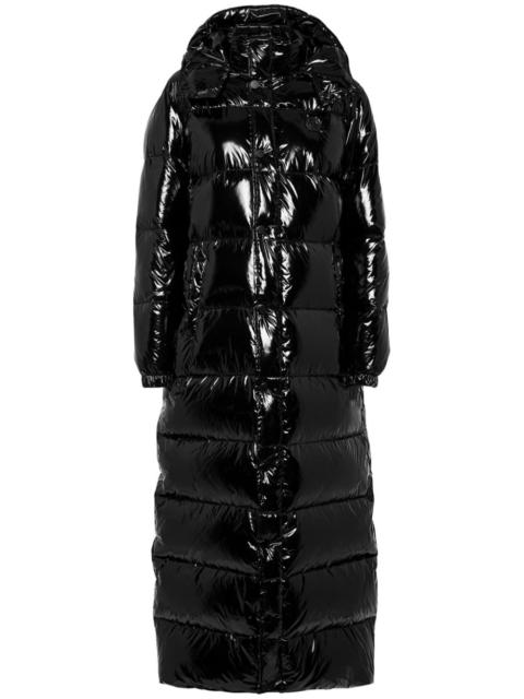 PHILIPP PLEIN high-shine feather-down jacket